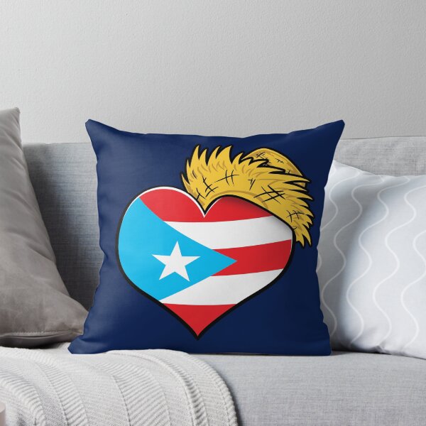 Item preview, Love Puerto Rico Heart and Pava Hat - Blue designed and sold by HectorCantres.