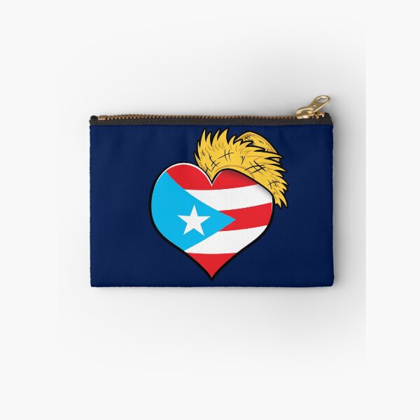 Item preview, Love Puerto Rico Heart and Pava Hat - Blue designed and sold by HectorCantres.