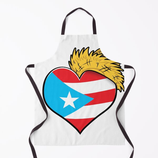 Item preview, Love Puerto Rico Heart and Pava Hat - White designed and sold by HectorCantres.
