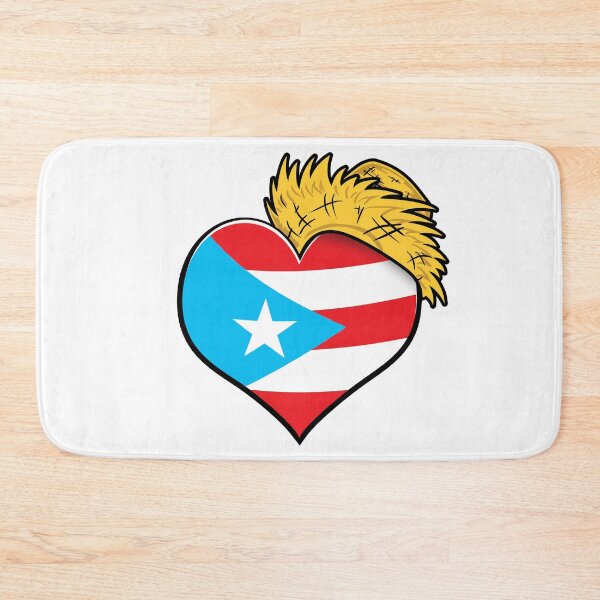 Item preview, Love Puerto Rico Heart and Pava Hat - White designed and sold by HectorCantres.