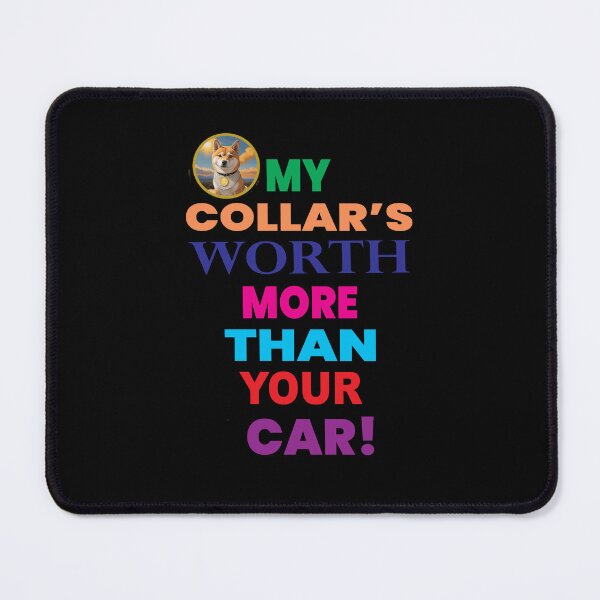 Item preview, Crypto Shiba Inu: My Collar's Worth More Than Your Car! designed and sold by Zini-ArtStudio.