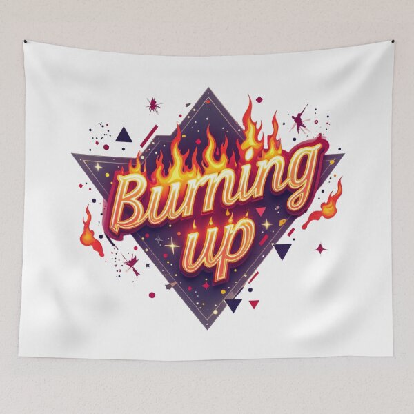 Item preview, Burning up On fire – Flaming and intense style designed and sold by latelierdechris.