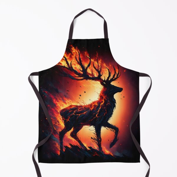 Item preview, Ember Fire Deer, Ai Generated Art   designed and sold by ACC .