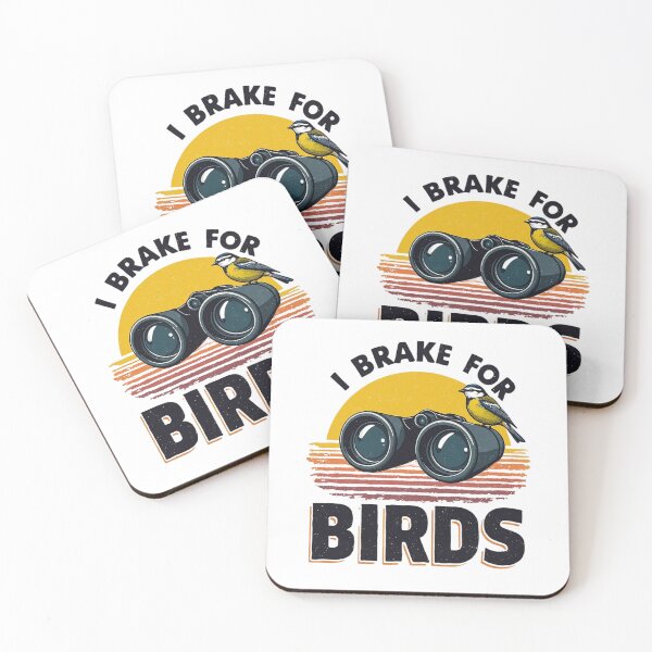Item preview, I Brake for Birds – Funny Birdwatching Gift for Bird Lovers designed and sold by VividByAmani.