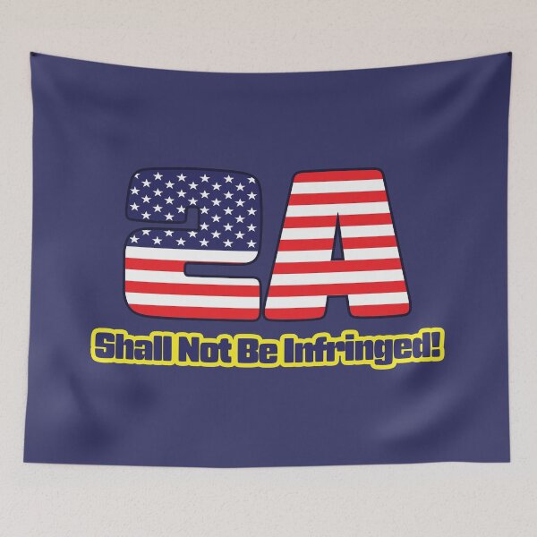 Item preview, 2A Shall Not Be Infringed Blue designed and sold by HectorCantres.