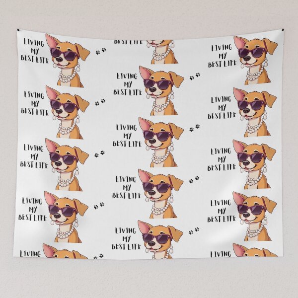 Item preview, Just Living my Best Life designed and sold by Paws For Effect.