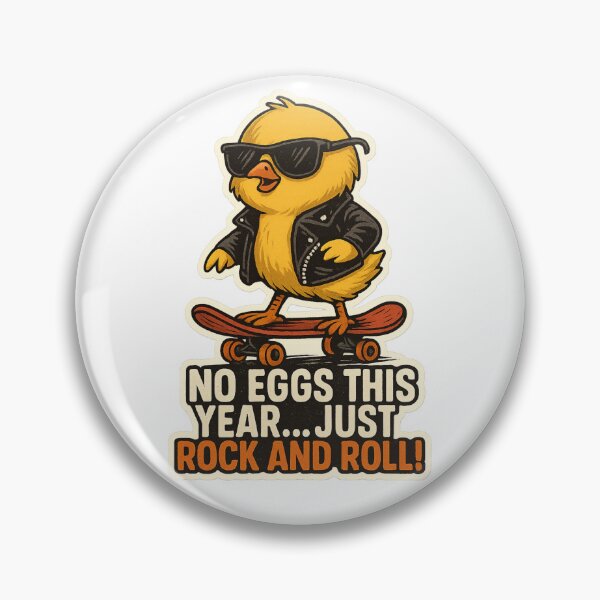 Item preview, Cool Rock Chick – No Eggs This Year, Just Rock and Roll designed and sold by McZerrill.