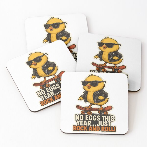 Item preview, Cool Rock Chick – No Eggs This Year, Just Rock and Roll designed and sold by McZerrill.