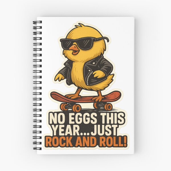 Item preview, Cool Rock Chick – No Eggs This Year, Just Rock and Roll designed and sold by McZerrill.