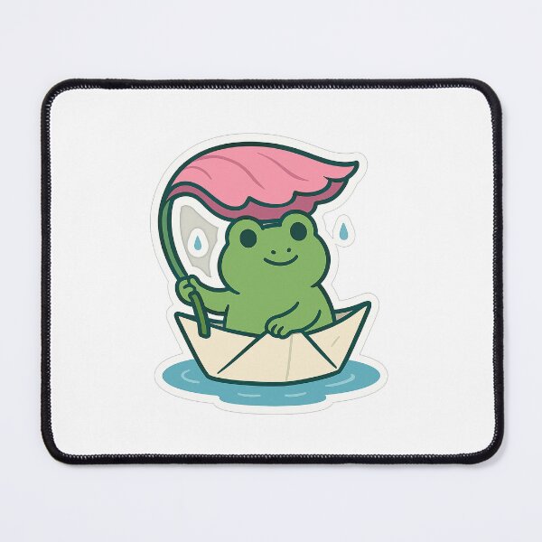 Item preview, Pink Leaf Boat Frog designed and sold by hi-chew.