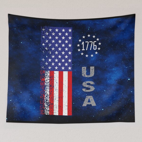 Item preview, Historic Liberty: American Flag & Distressed 1776 Emblem designed and sold by MysticOzzy.