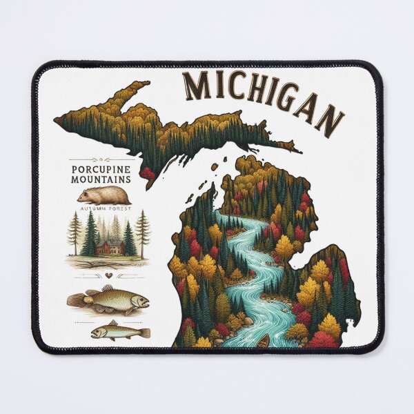 Item preview, Porcupine Mountains Michigan designed and sold by ryanapples2.