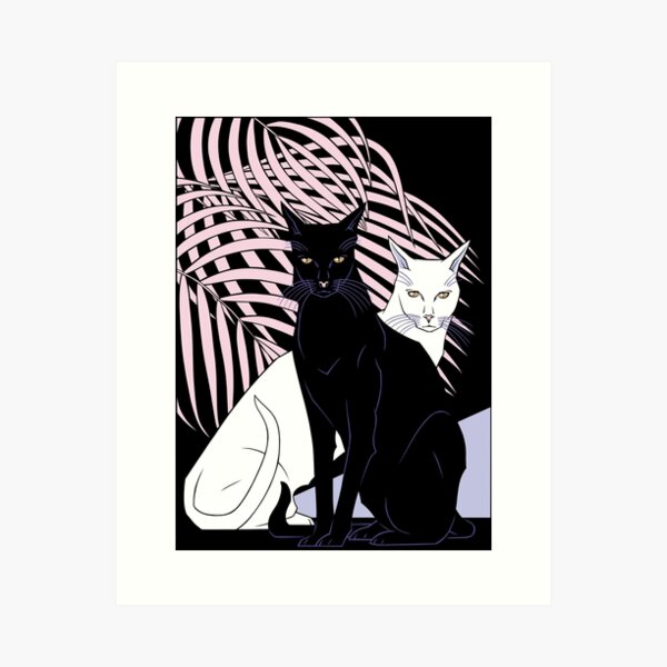 Item preview, Two Cats designed and sold by Sabingrafik by Tracy Sabin.