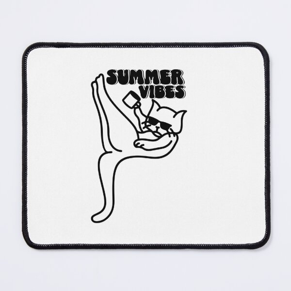 Item preview, Summer vibes lazy cat designed and sold by Liliesse.