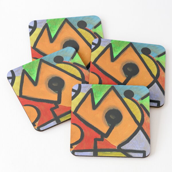 Item preview, Art by Mike Digital Acrylic on Paper Decoration for your home Abstract shapes designed and sold by allartbymike.