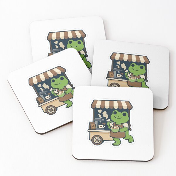 Item preview, Frog Coffee Cart designed and sold by hi-chew.