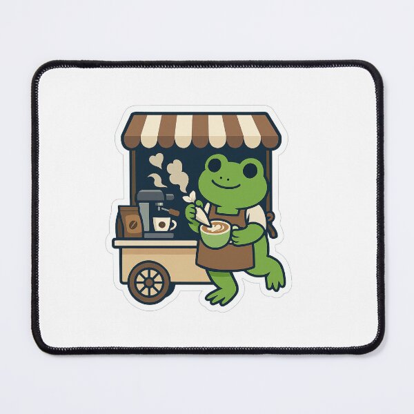 Item preview, Frog Coffee Cart designed and sold by hi-chew.