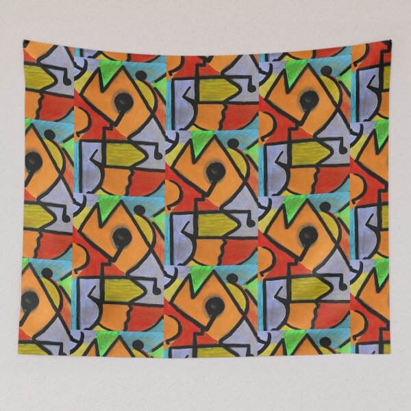 Item preview, Art by Mike Digital Acrylic on Paper Decoration for your home Abstract shapes designed and sold by allartbymike.