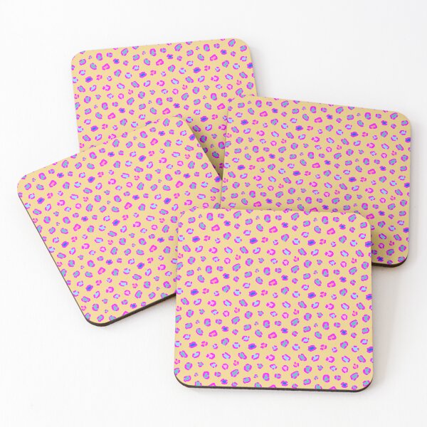 Item preview, 90s Neon Leopard Print Seamless Pattern – Bold Retro Animal Aesthetic on Tan designed and sold by Honeyfield Design Co. .