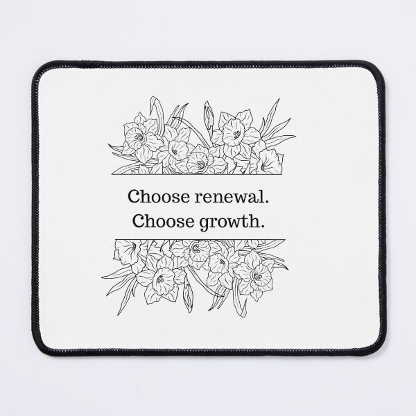 Item preview, Inspirational Persephone Reminder - Narcissus Flower Border designed and sold by AngelicAdornments.