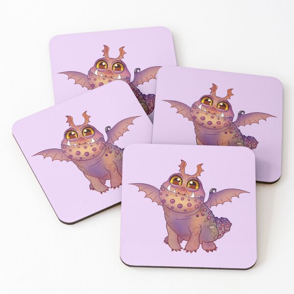 Item preview, Meatlug HTTYD Chibi Purple Dragon Sticker  designed and sold by MysticLaceArt.
