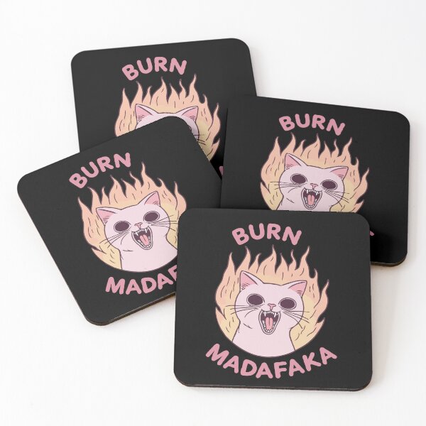 Item preview, Cat On Fire, Burn Madafaka designed and sold by Gkinoki.
