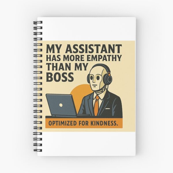 Item preview, My Assistant Has More Empathy Than My Boss designed and sold by LOGOSINTERIUM.