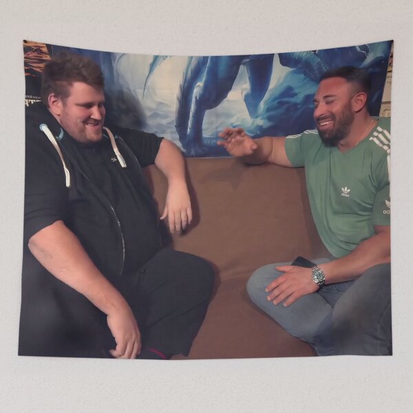 Item preview, Drachenlord Poster - Rainer Winkler Kevin Wolter Interview | Upscaled, high-quality poster designed and sold by Klonter77.