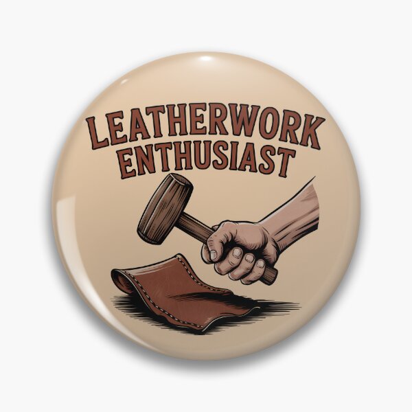 Item preview, Leatherwork Enthusiast – Stitched with Passion designed and sold by Jollys-ArtShop.