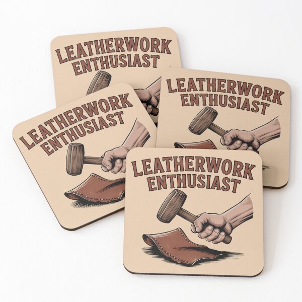 Item preview, Leatherwork Enthusiast – Stitched with Passion designed and sold by Jollys-ArtShop.