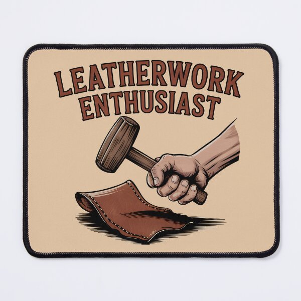 Item preview, Leatherwork Enthusiast – Stitched with Passion designed and sold by Jollys-ArtShop.