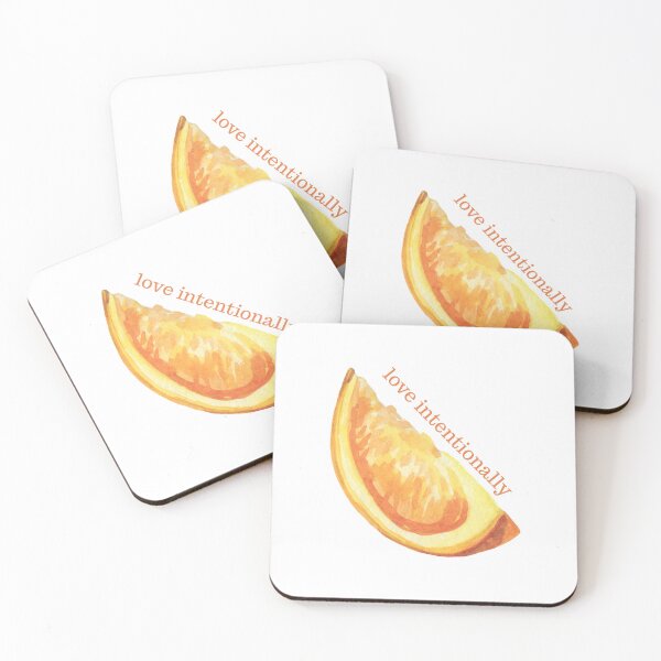 Item preview, Love Intentionally - Orange designed and sold by AngelicAdornments.