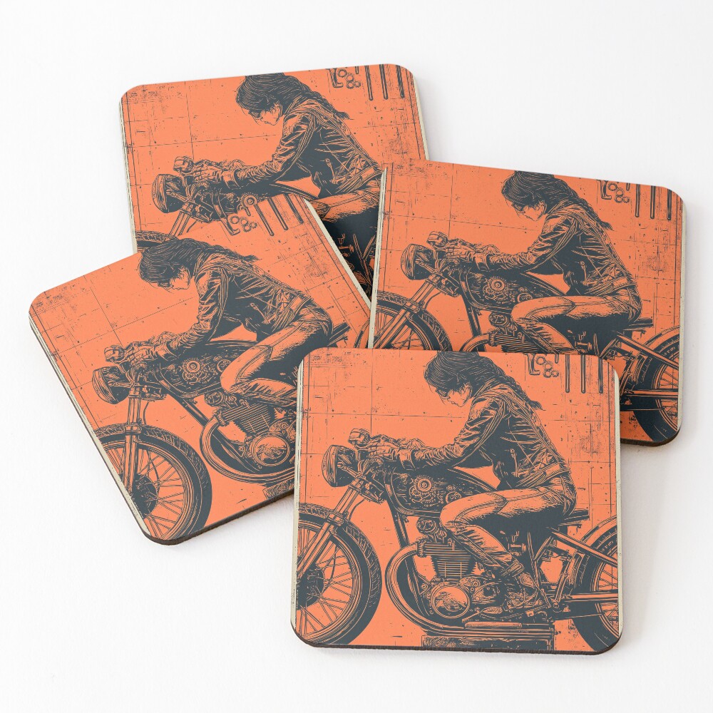 Item preview, Coasters (Set of 4) designed and sold by SteadyRolling.
