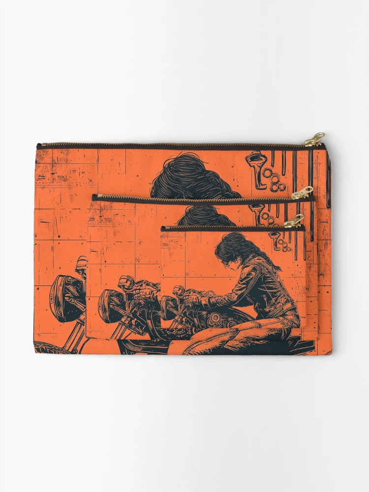 Thumbnail 2 of 4, Zipper Pouch, Engine Test Ritual designed and sold by SteadyRolling.