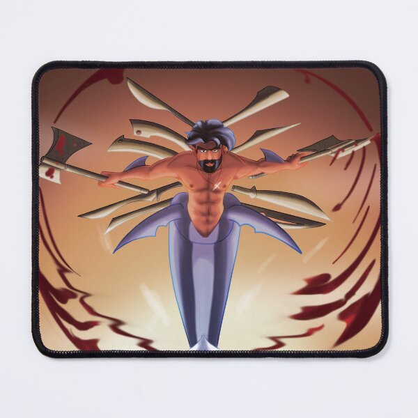 Item preview, Sunset Shark Warrior designed and sold by CalicoChimera.