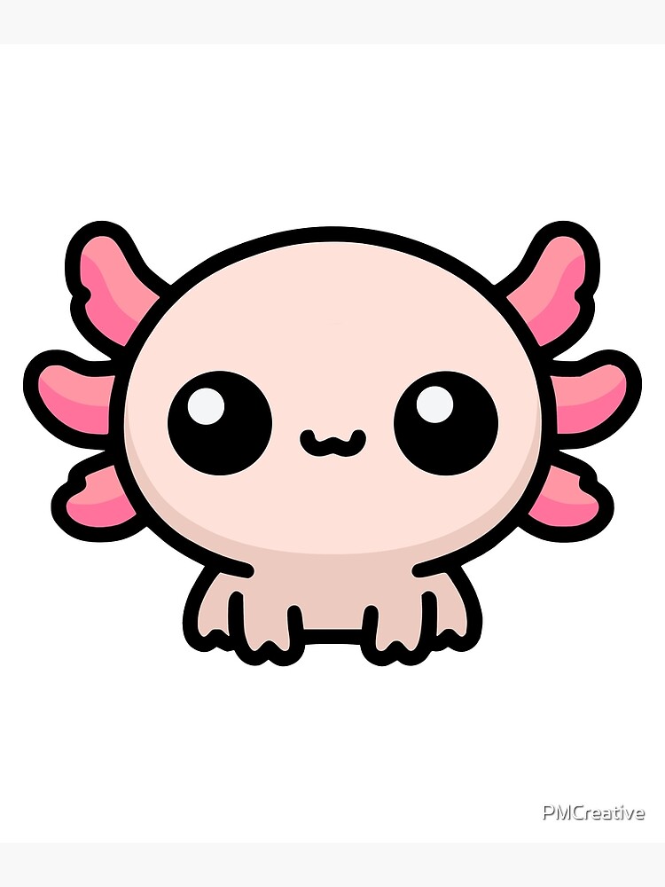 Cute Axolotl Poster