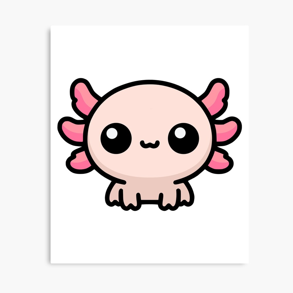 Cute Axolotl Poster