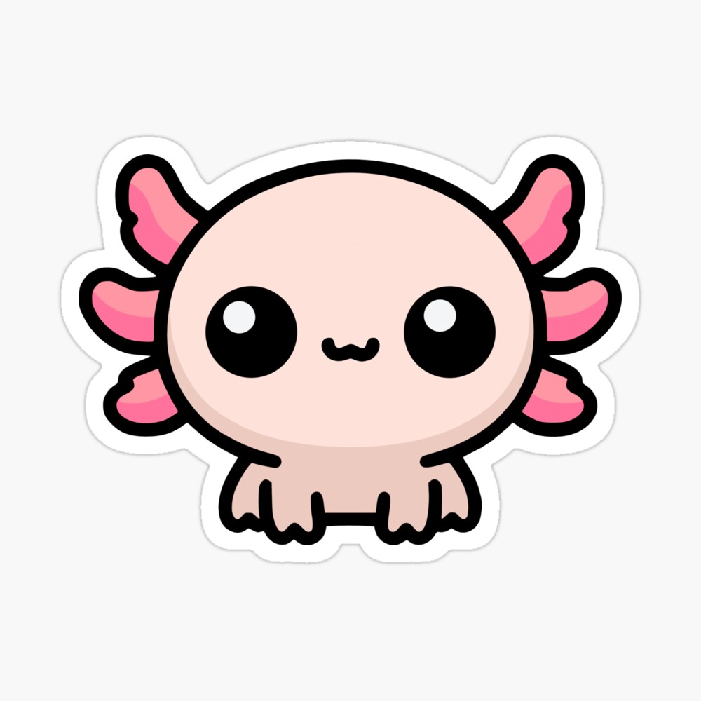 Cute Axolotl Poster