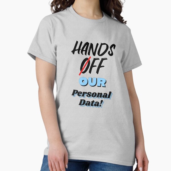 Item preview, Hands Off our Personal Data designed and sold by retroactivist.