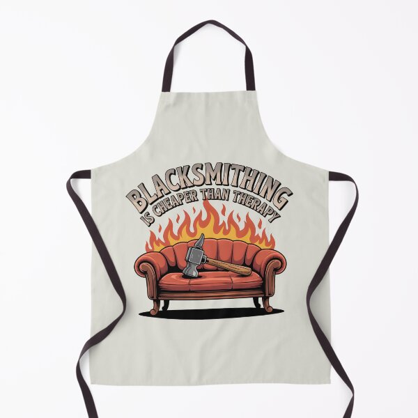 Item preview, Blacksmithing Is Cheaper Than Therapy designed and sold by Jollys-ArtShop.