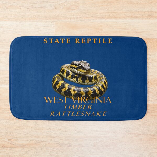 Item preview, West Virginia Territory Reptile The Timber Rattlesnake designed and sold by taiche.