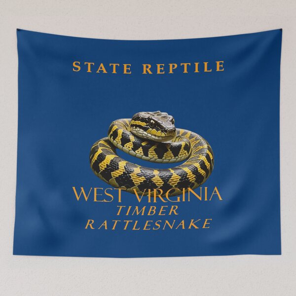 Item preview, West Virginia Territory Reptile The Timber Rattlesnake designed and sold by taiche.