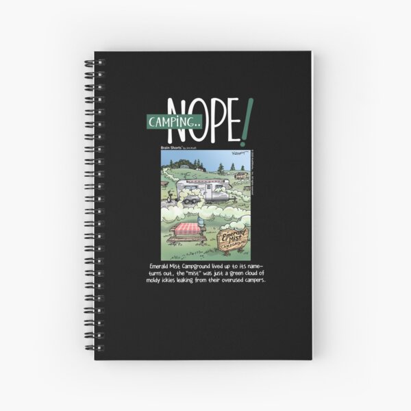 Item preview, Camping—Nope Camper Camping designed and sold by Brain Shorts.