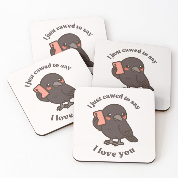 Item preview, I just cawed to say I love you designed and sold by April's Escape.
