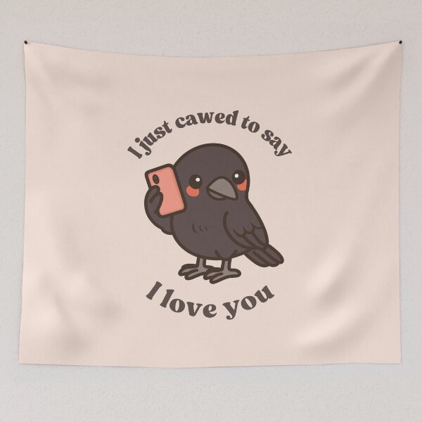 Item preview, I just cawed to say I love you designed and sold by April's Escape.