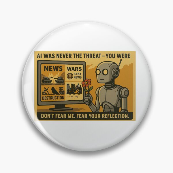 Item preview, AI Was Never the Threat – You Were designed and sold by LOGOSINTERIUM.