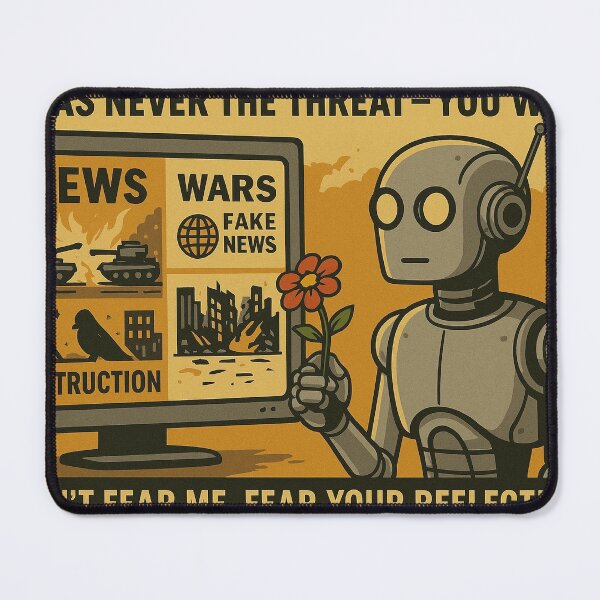 Item preview, AI Was Never the Threat – You Were designed and sold by LOGOSINTERIUM.