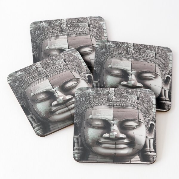 Item preview, Bayon Temple Faces – Avalokiteshvara Stone Serenity Art designed and sold by Naomi Gutierrez Parrish.