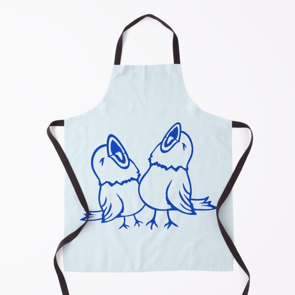 Item preview, 2 budgies songbird sparrow chirping team friends designed and sold by shirt-o-mat.