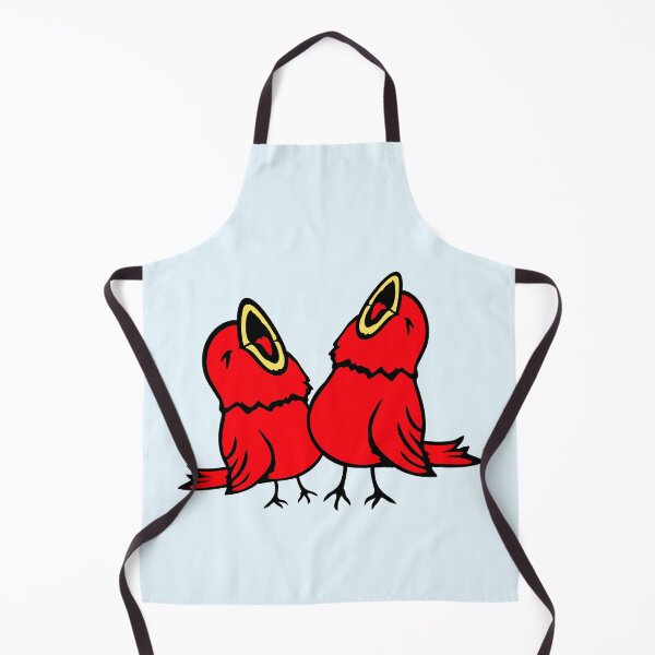Item preview, 2 budgies songbird sparrow chirping team friends designed and sold by shirt-o-mat.